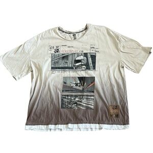 Star Wars Original Drawing Trench Wall Process Plate #10 Beige TShirt Tee XXL‎